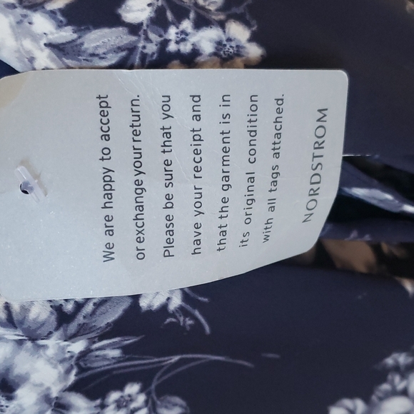 Gal Meets Glam Vienna Floral Midi Tie Dress size 0 NWT - Picture 12 of 12